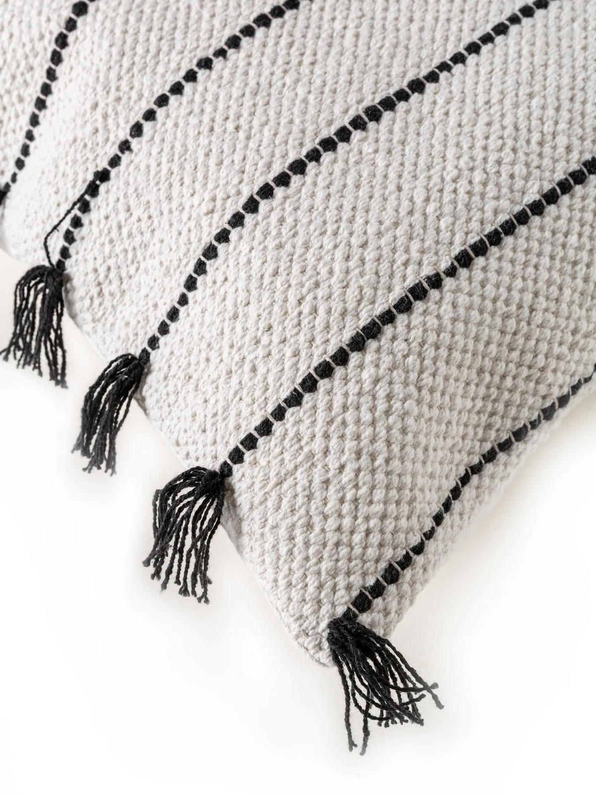 KISSENBEZUG Bo Ivory 45x45 cm - Creme, Textil (45/45cm) - benuta Pop