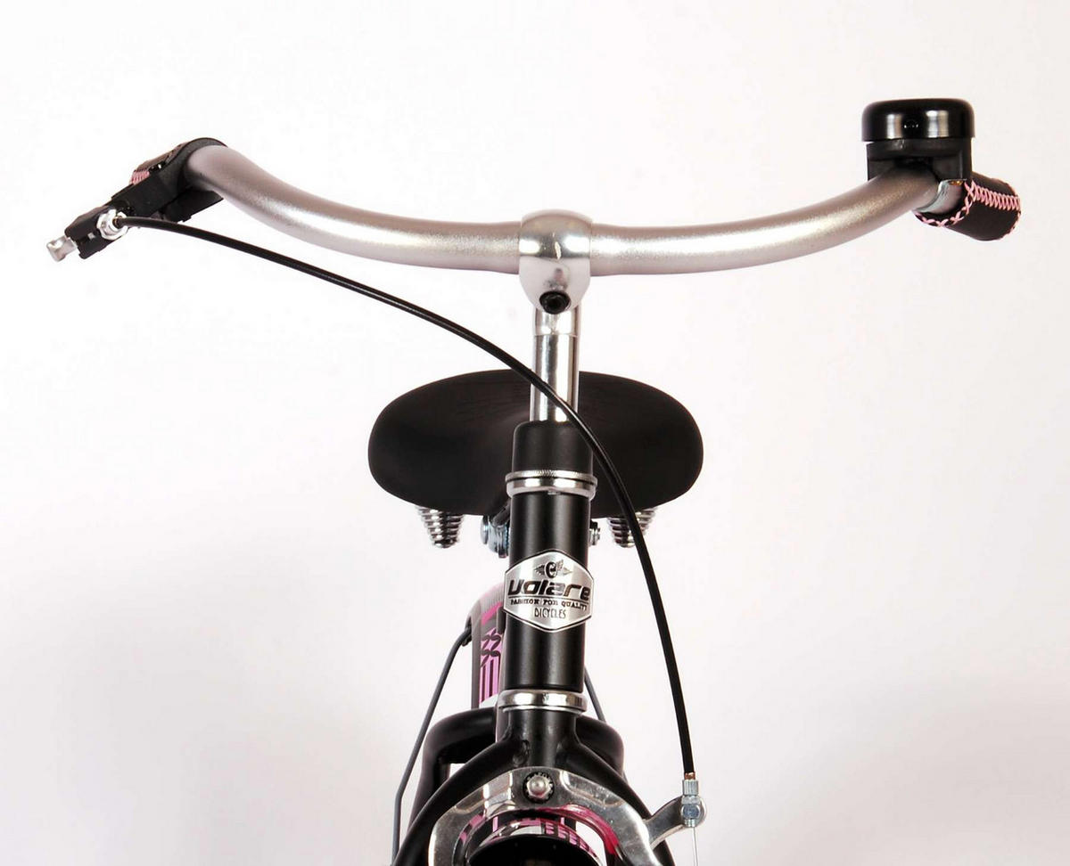 KINDERFAHRRAD Miracle Cruiser - 14 Zoll - Rücktritt + Handbremse - Mattschwarz - Schwarz, Metall (44cm) - TPFSports