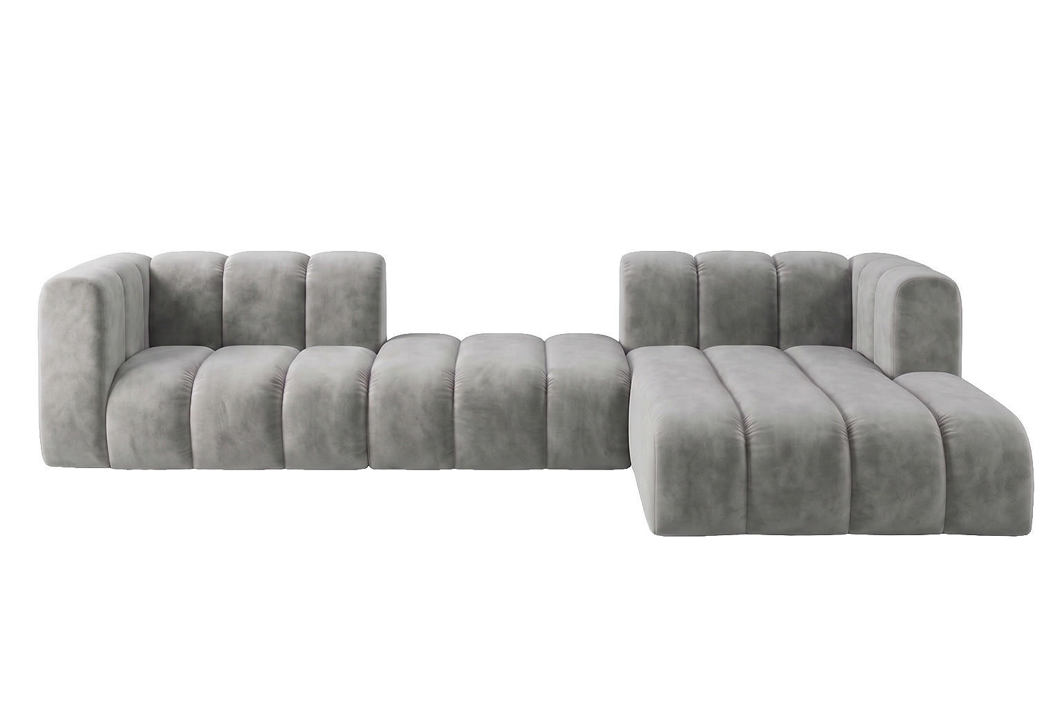 Kaiser Möbel Ecksofa Grau 319x175 cm