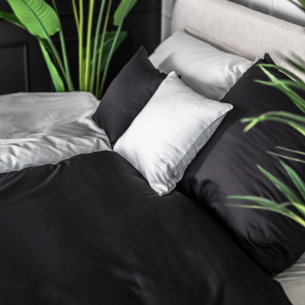 BETTWÄSCHE Set 5-tlg. Baumwollsatin - Weiß, Textil (160/200cm) - Mr Mattress