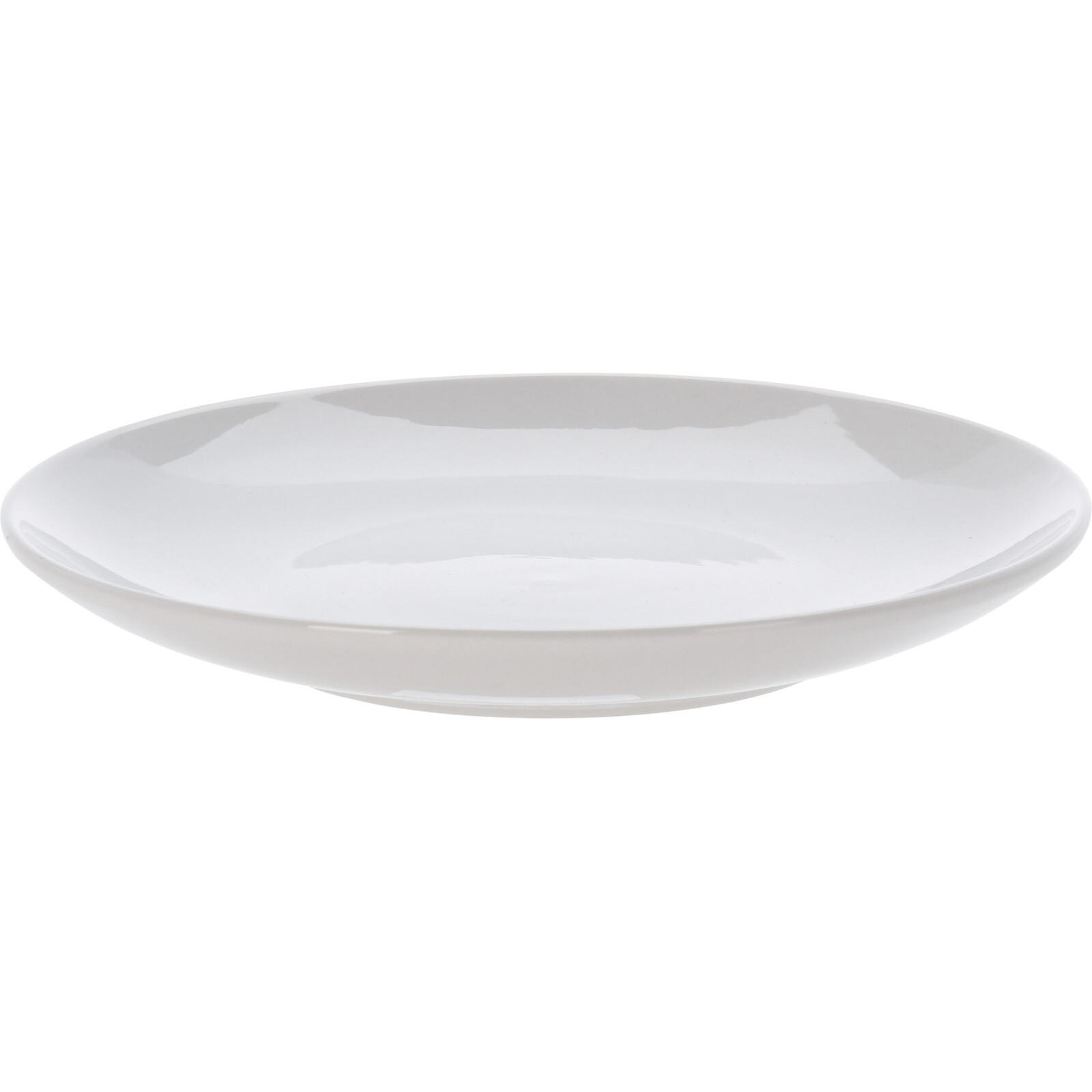 DESSERTTELLER aus Porzellan Weiß 19,5/19,5/2,5 cm - Weiß, Keramik (19.5cm) - Siaki
