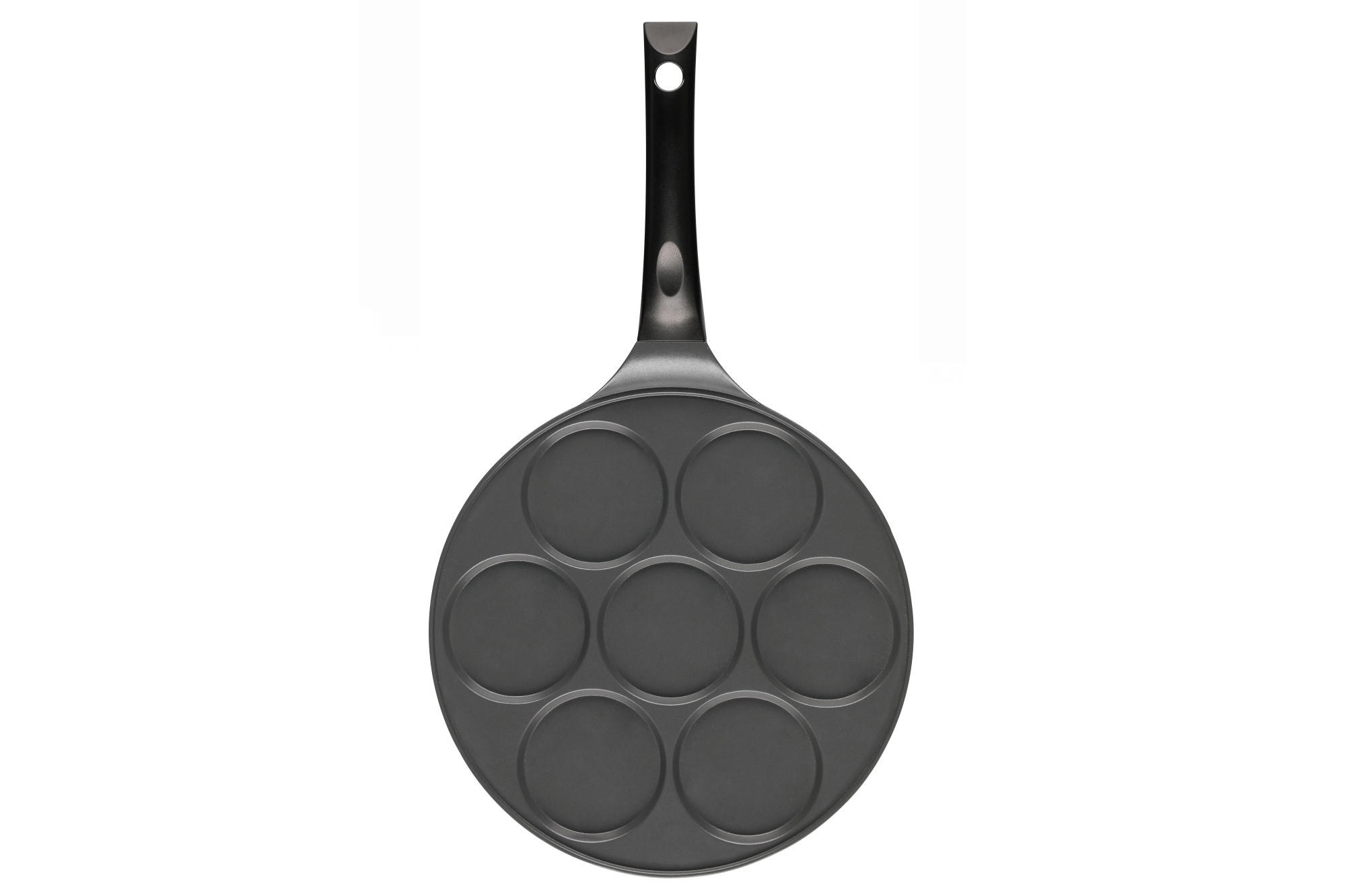 PFANNKUCHENPFANNE Ø 26 cm - Schwarz, Metall (26cm)