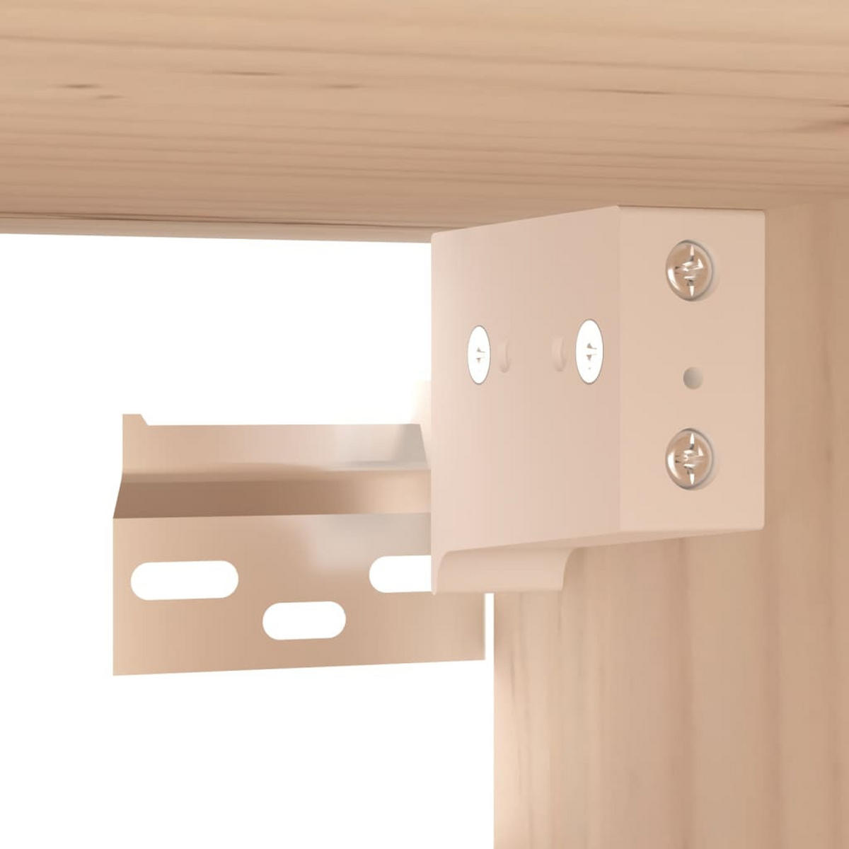 HÄNGEELEMENT mit 2 Türen 2-tlg. 60/30/30 cm aus Massivholz Kiefer Max. Belastbarkeit 60 KG - Braun, Holz (60/30/30cm) - vidaXL