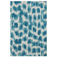 TEPPICH modern Flachgewebe TAKI Blau 240 x 340 cm - Blau, Textil (240/340cm) - Novatrend