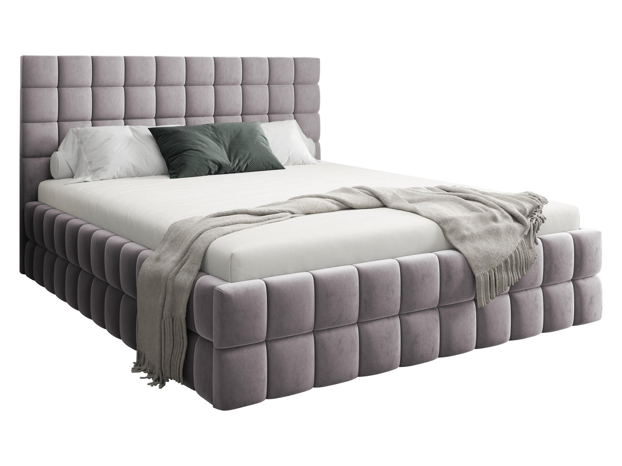 POLSTERBETT Ardea - Rosa, Holz/Textil (180/200cm) - MIRJAN24