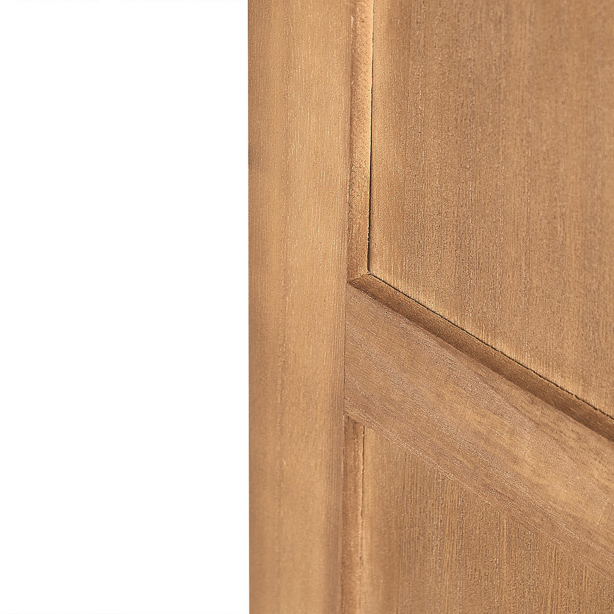 SEPARATOR DE CAMERĂ 4 piese maro deschis 163/170 cm Certosa - maro, lemn (163/170/2cm) - Beliani