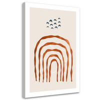 KUNSTDRUCK Beige 60/40 cm - Beige, Textil (60/40cm) - KUNSTLOFT