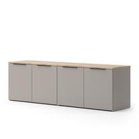 ŽIVÁ STĚNA Wido Greige - Sonoma dub/šedobéžová, kompozitní dřevo (80/50/40cm) - Vicco