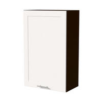 HÄNGESCHRANK Oslo W4/60/1 Lava / Weiß Matt 60 / 32,5 / 96cm - Dunkelgrau/Weiß, Holz/Holzwerkstoff (60/96/32.5cm) - Feldmann-Wohnen