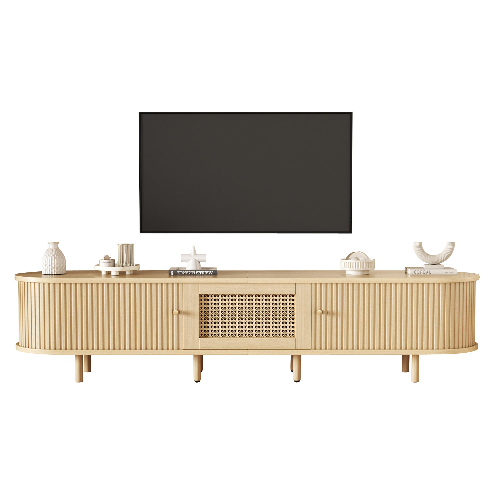 Flieks Tv-Schrank Natur 180x40x40 cm