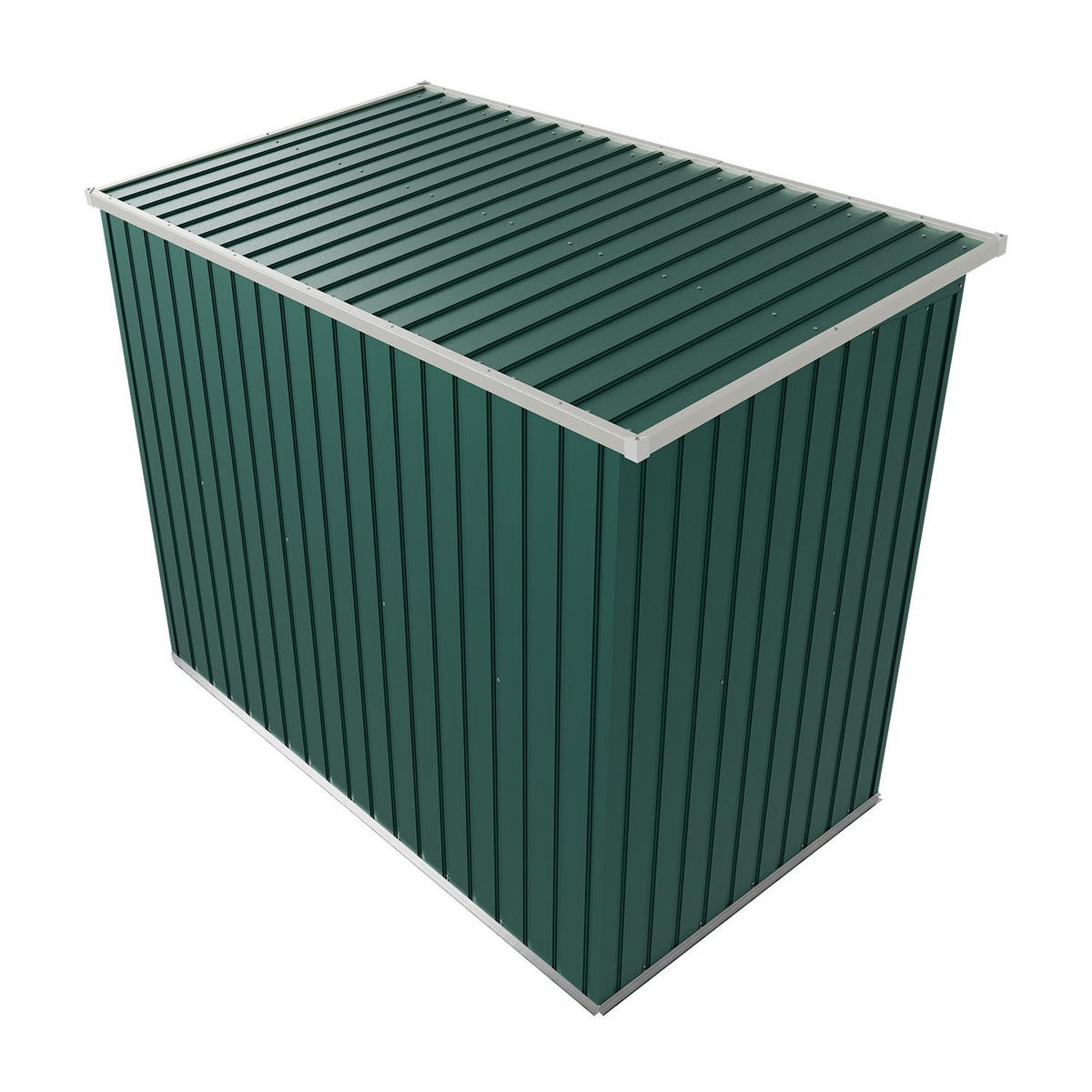 GERÄTESCHUPPEN M Dunkelgrün - Grün, Metall (218/174/132cm) - Juskys