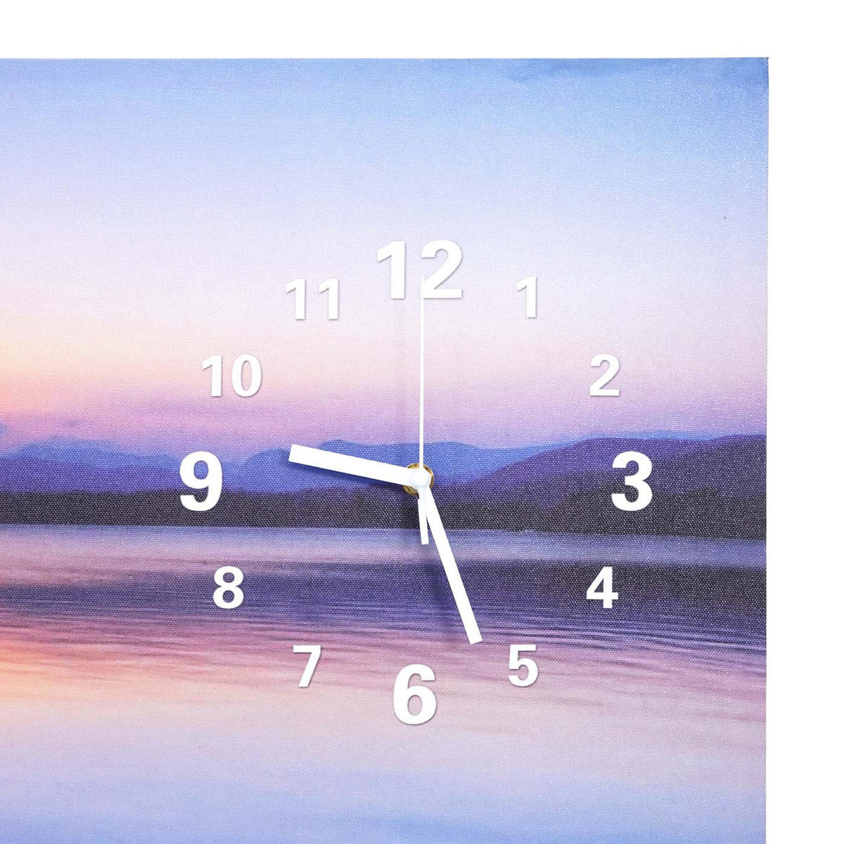 LED-BILD WANDUHR TIMER Multicolor - Multicolor, Holz (110/55cm) - Jamb