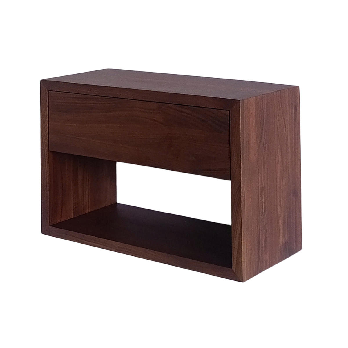 NACHTTISCH Hugo 55 aus Walnussholz - Braun, Holz (55/39/30cm) - WOODEK