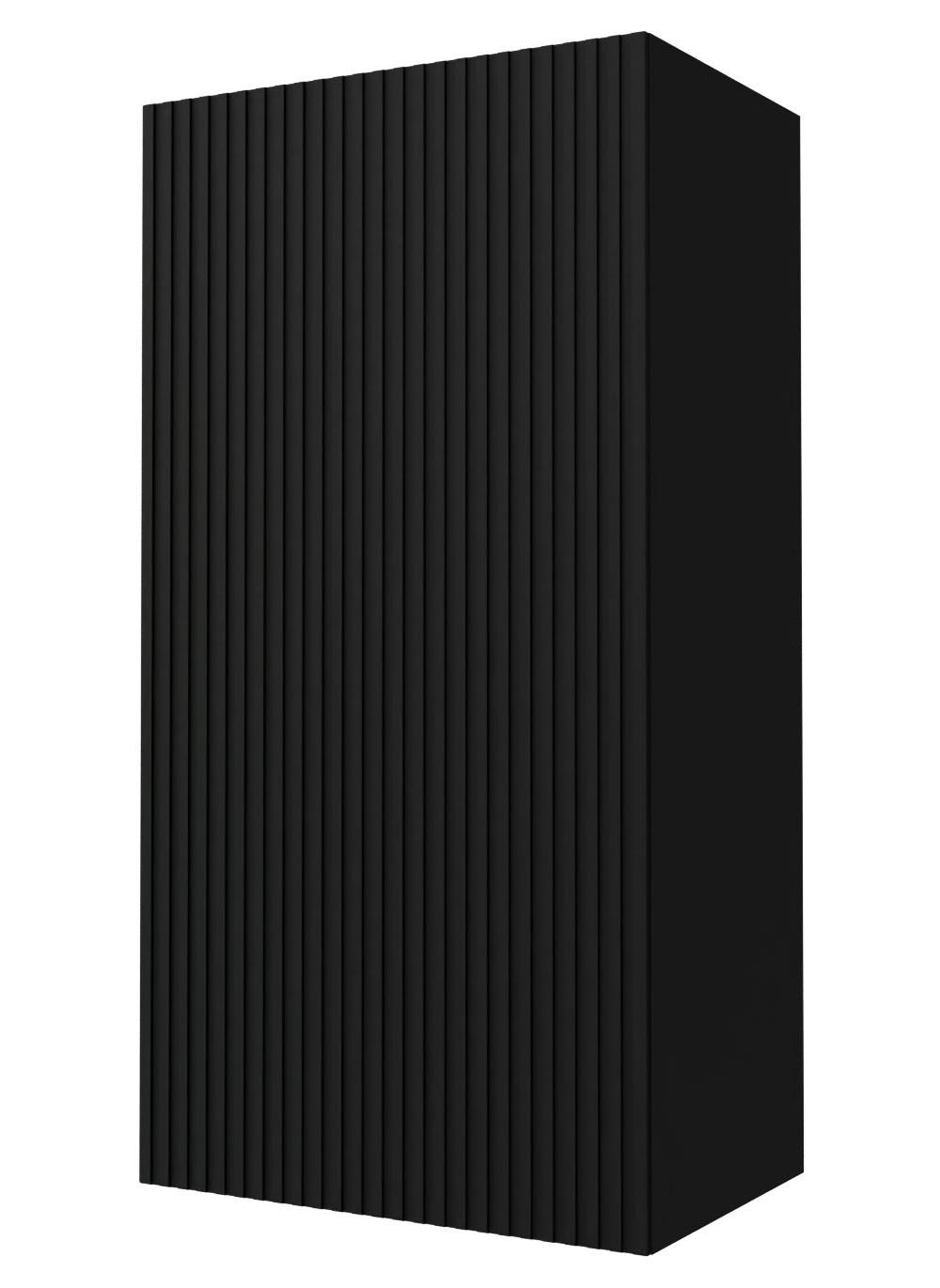Feldmann-Wohnen Küchenhängeschrank Schwarz, Schwarz 50x96x32.5 cm