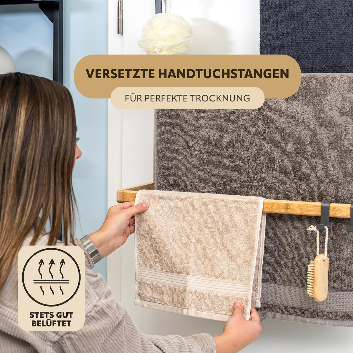 TÜR-HÄNGEREGAL, grau - Grau, Holz (65/86/17cm) - eluno