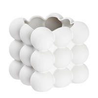 BLUMENTOPF Bubble - Weiß, Keramik (12cm) - Butlers