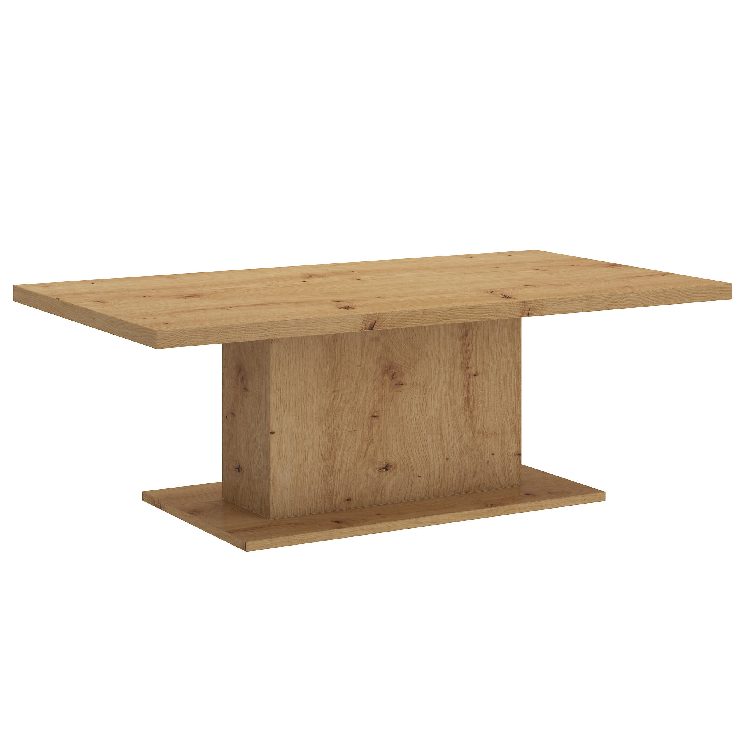 COUCHTISCH VERMONTA 110/43,3/60 cm Eiche Artisan - Eiche Artisan, Holzwerkstoff (60/110/43.3cm) - MASSENO