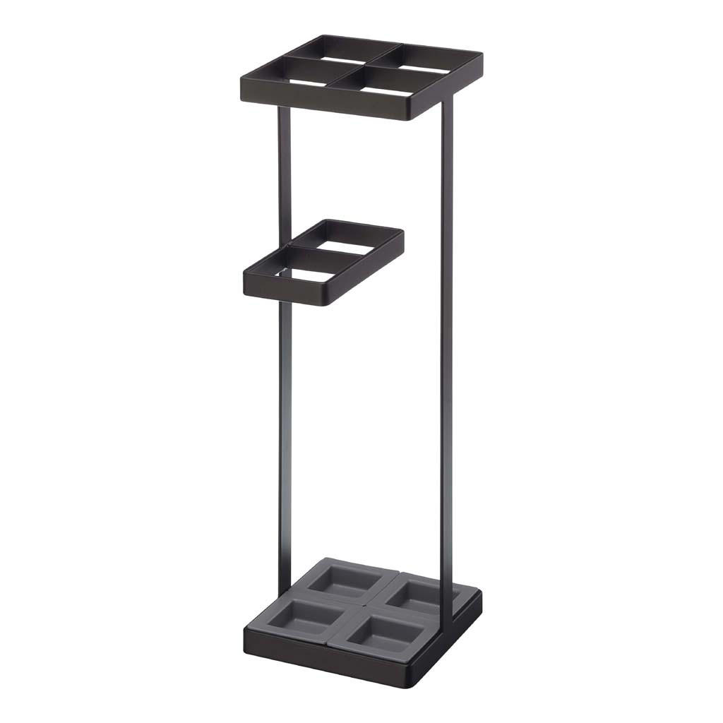 SCHIRMSTÄNDER Tower 7640 Schwarz Metall 36/11/11cm - Schwarz, Metall (11/36/11cm) - Yamazaki