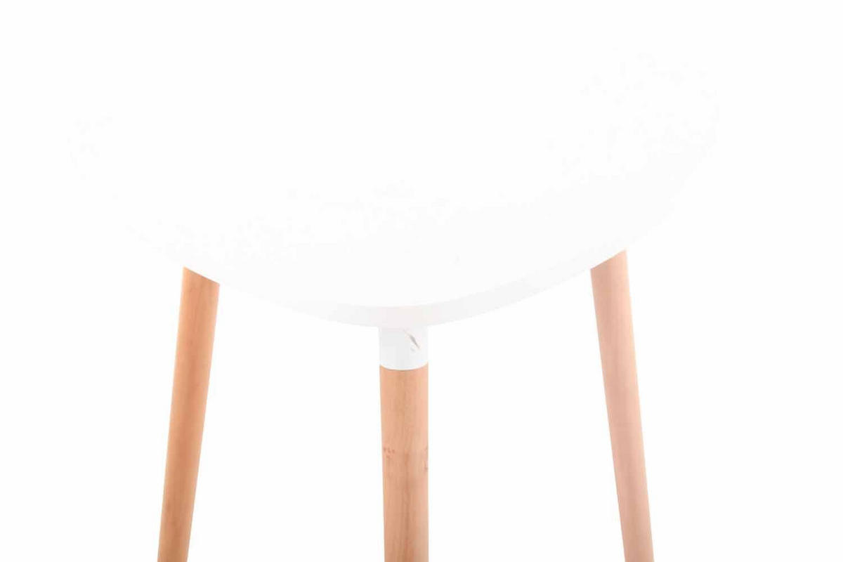 KONSOLENTISCH Holz weiß - Weiß, Holz (60/60/75cm) - CLP