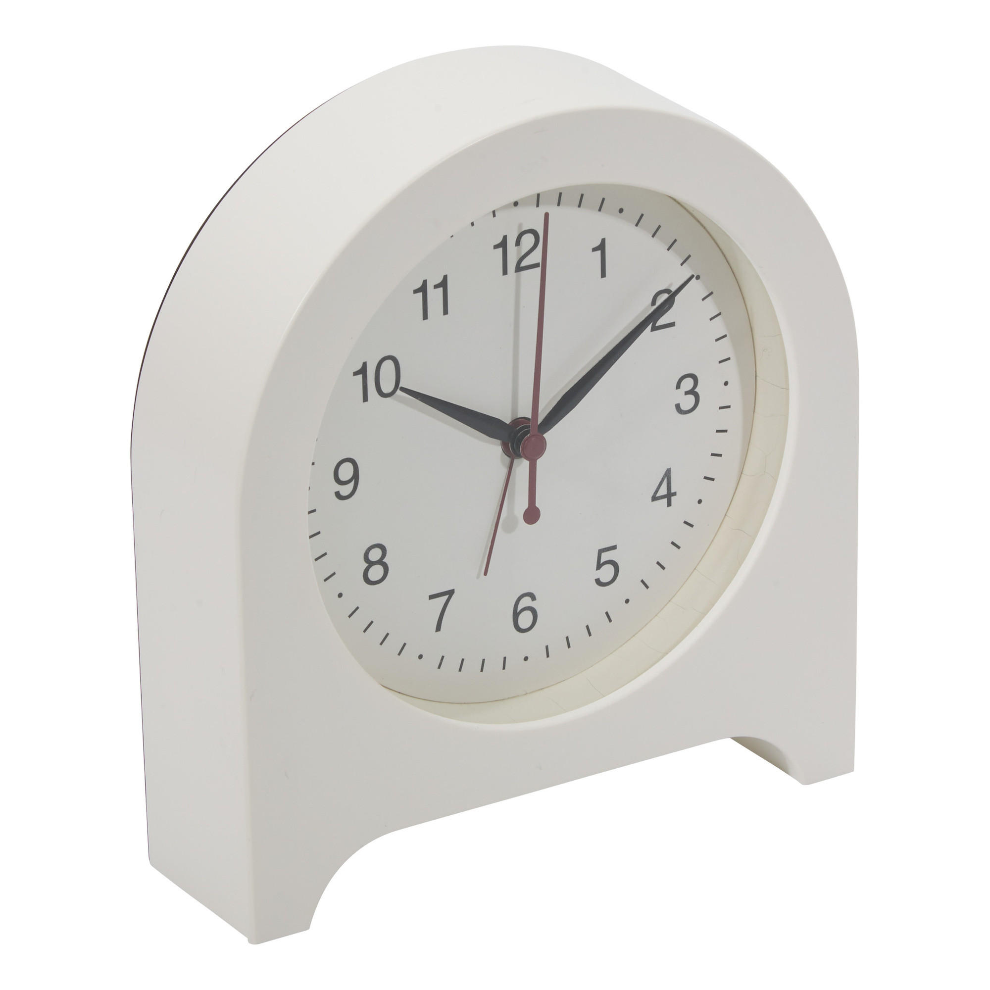 WECKER Cedo 14,9/4,2/16,1 cm - Weiß, Kunststoff (4.2/16.1/14.9cm) - Atmosphera Createur d´interieur