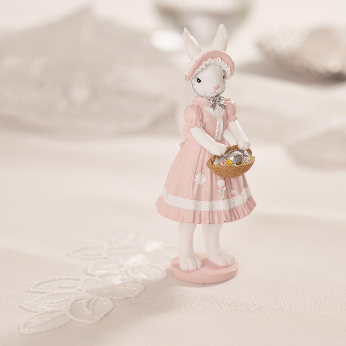 DEKOFIGUR Elegantina - Weiß, Kunststoff (6/15/6cm) - home&you