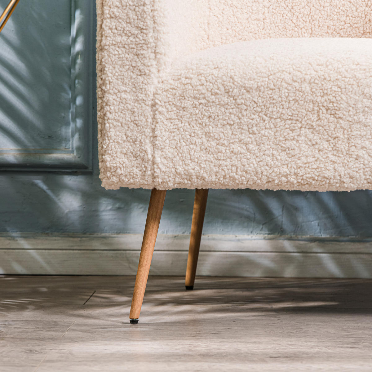 SESSEL Wolle Weiß - Weiß, Textil (75/76/65cm) - Nordlys