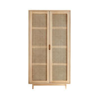 SCHRANK Luis Natur aus Ulme - Naturfarben, Holz (85/160/40cm) - Tikamoon