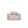 SESSEL Molino aus Chenille-Stoff beige - Beige, Textil (95/72/105cm) - Micadoni