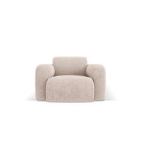 SESSEL Molino aus Chenille-Stoff beige - Beige, Textil (95/72/105cm) - Micadoni