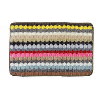 BADTEPPICH Zac Graphite 60/40/2 cm Textilien - Graphitfarben, Textil (40/60cm) - Mondex