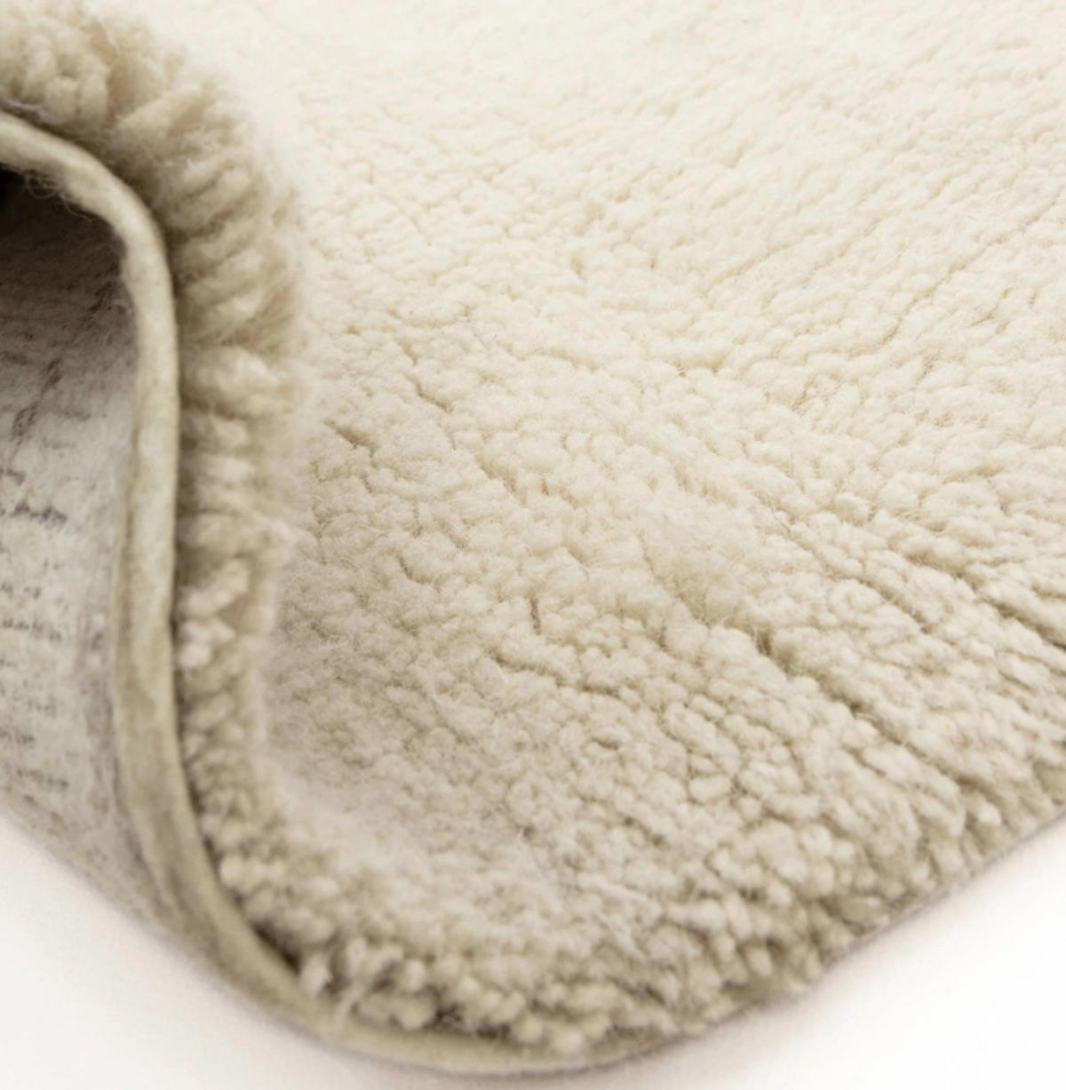 TEPPICH handgetuftet Berber Wolle HATCH Beige 200x290 cm - Beige, Naturmaterialien (200/290cm) - Novatrend