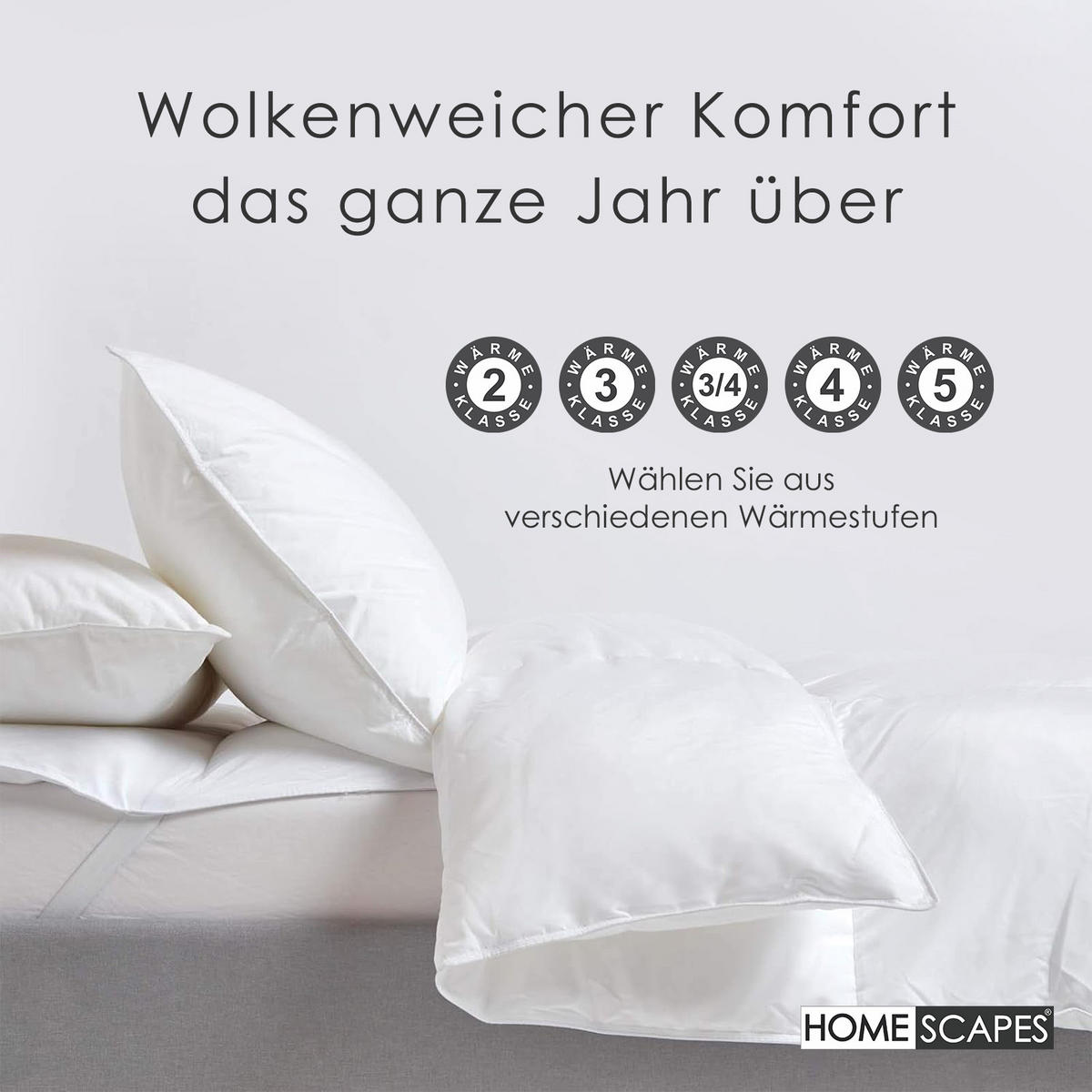 BETTDECKE 200/200 cm, Super-Mikrofaser - Weiß, Textil (200/200cm) - Homescapes