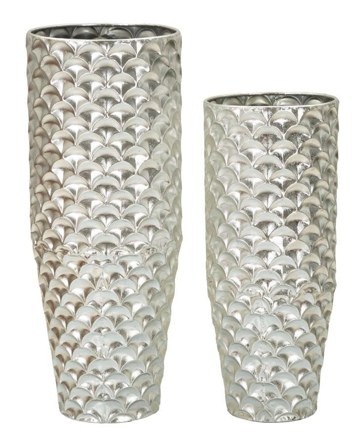 Mauro Ferretti Dekovasen Silber 92 cm