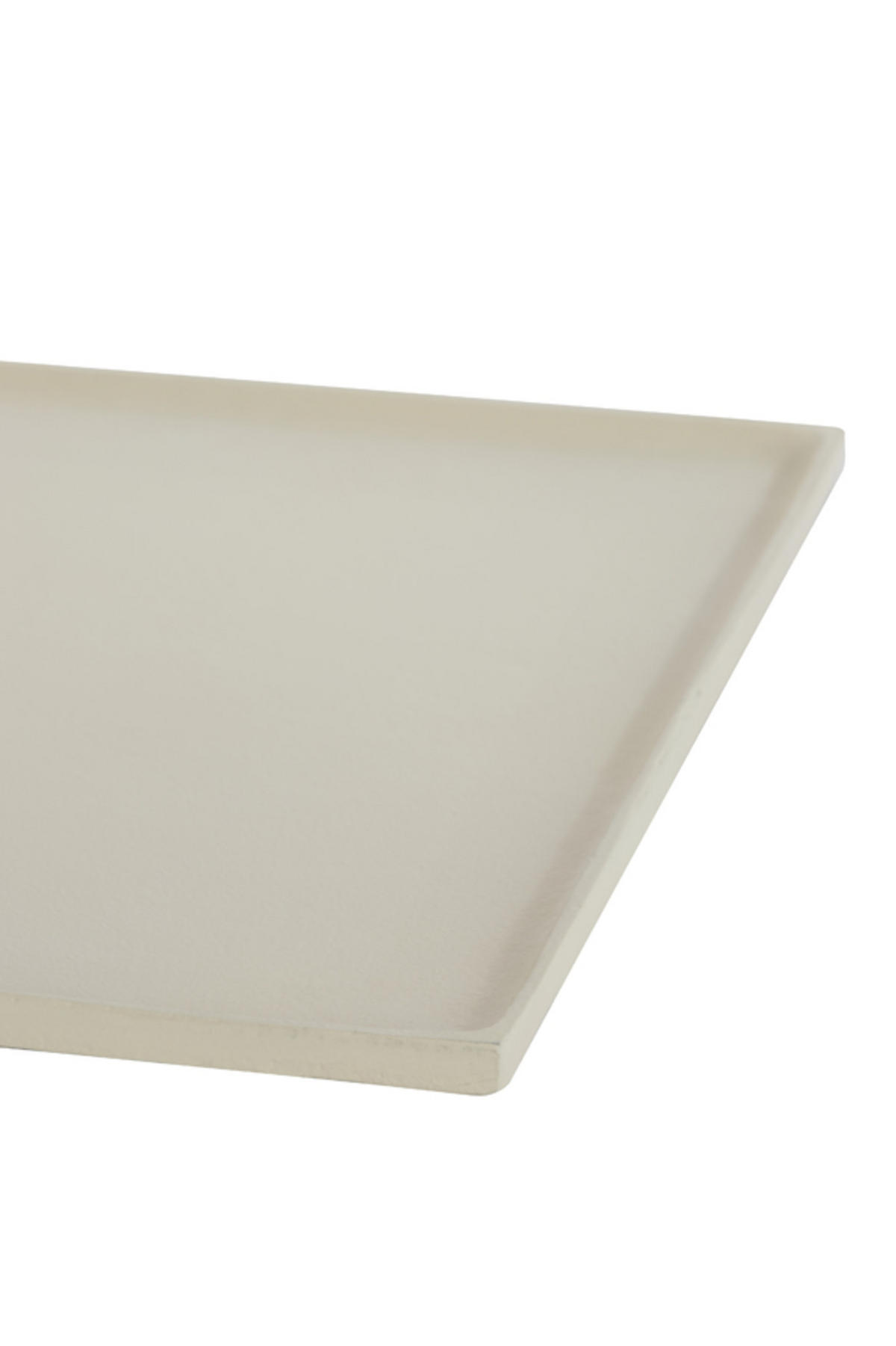 SCHALE Maes Weiß 39,5/39,5/1,5 cm - Weiß, Metall (1.5cm) - Light & Living