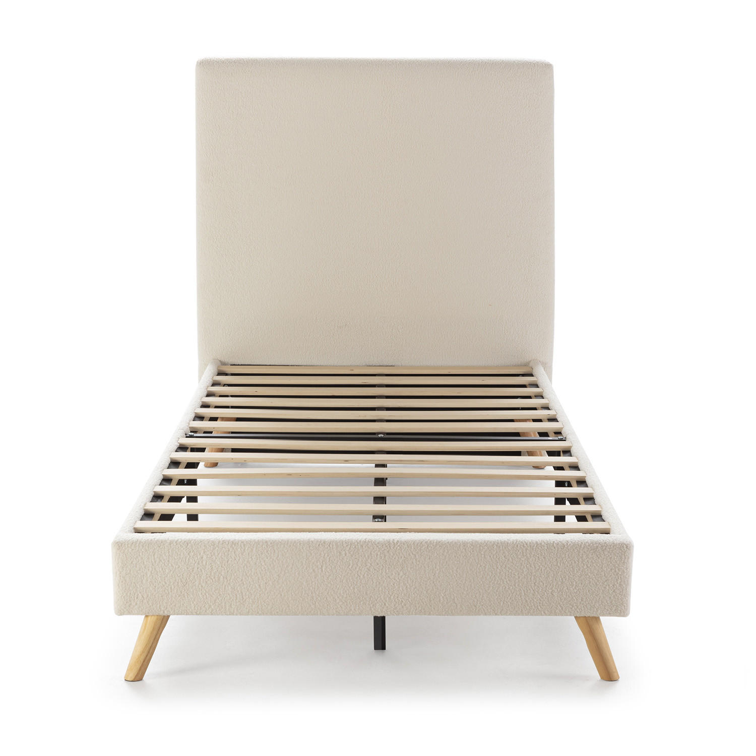 POLSTERBETT 90x190 cm Niebla, Beige - Beige, Textil (192/99/113cm) - VS Venta-stock