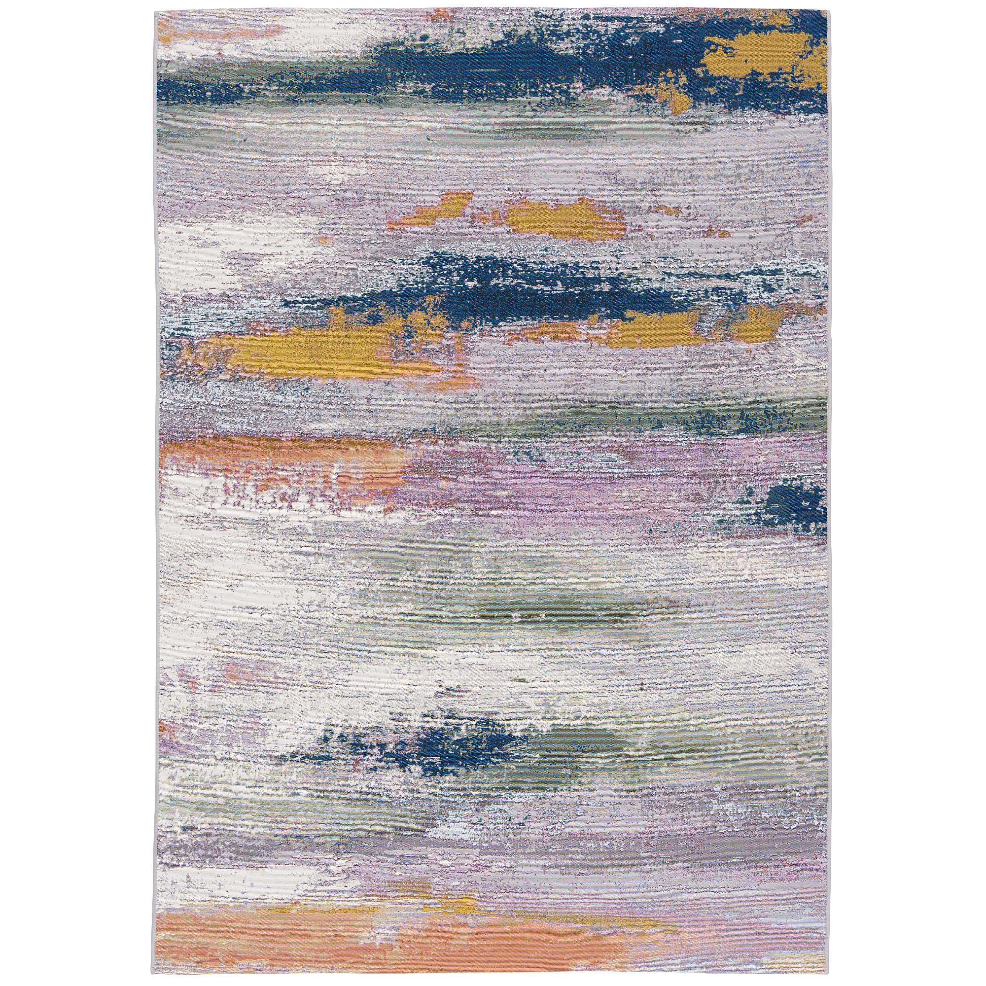 IN- UND OUTDOOR TEPPICH MALIBU - Petrol, Textil (120/170cm) - Pergamon