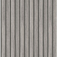 VLIESTAPETE - Wood Strokes Grau Braun - Silberfarben, Papier/Kunststoff (52/1000cm) - Easy Decor