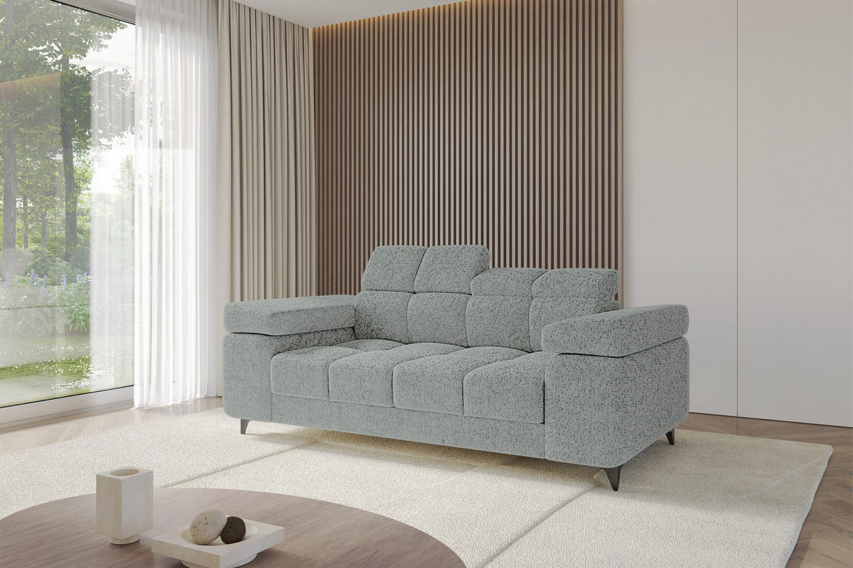 SOFA 2-Sitzer LORD-S1 194x97x90 cm Grün Chenille - Mintgrün, Holzwerkstoff/Textil (194/90/97cm) - ALTDECOR