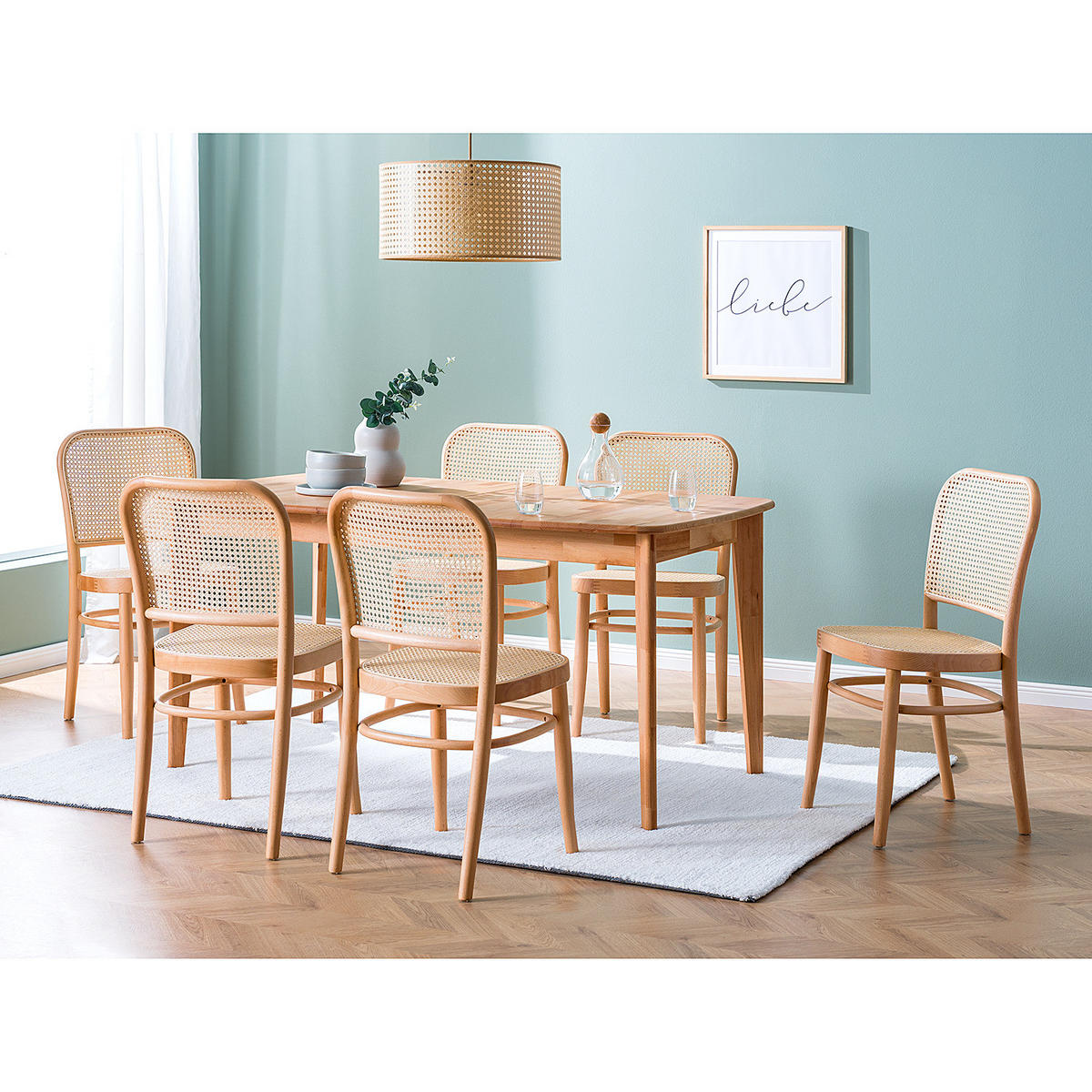 MASSIVER ESSTISCH - Buche massiv - Braun, Holz (90/140/75cm) - home24