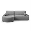 ECKSOFA CLEO mit Schlaffunktion Version Linke QUELLE 92 - Dunkelgrau, Kunststoff (264/172cm) - Lookway