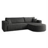 ECKSOFA SOPRANO mit Schlafunktion und Stauraum POSO 34 - Dunkelgrau, Textil (271/175cm) - Lookway