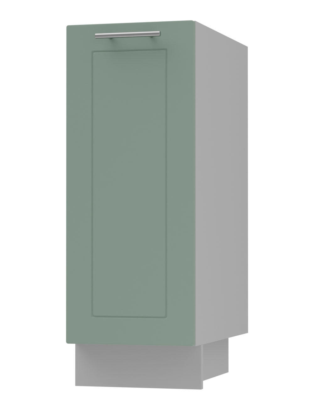 Feldmann-Wohnen Küchenunterschrank Mintgrün, Grau 30x82x50 cm
