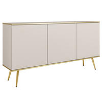 SIDEBOARD VENEZIA 160/85/39cm 3 Türen Beige - Beige, Holzwerkstoff (160/85/39cm) - MASSENO