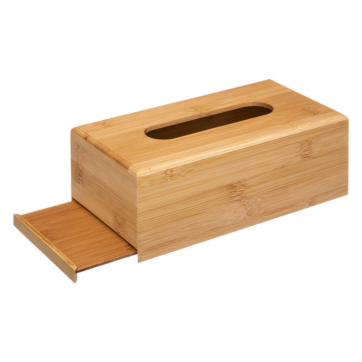 TASCHENTUCHBOX, Bambus, MDF, Beige - Beige, Holz (25/13/8.5cm) - 5five Simply Smart