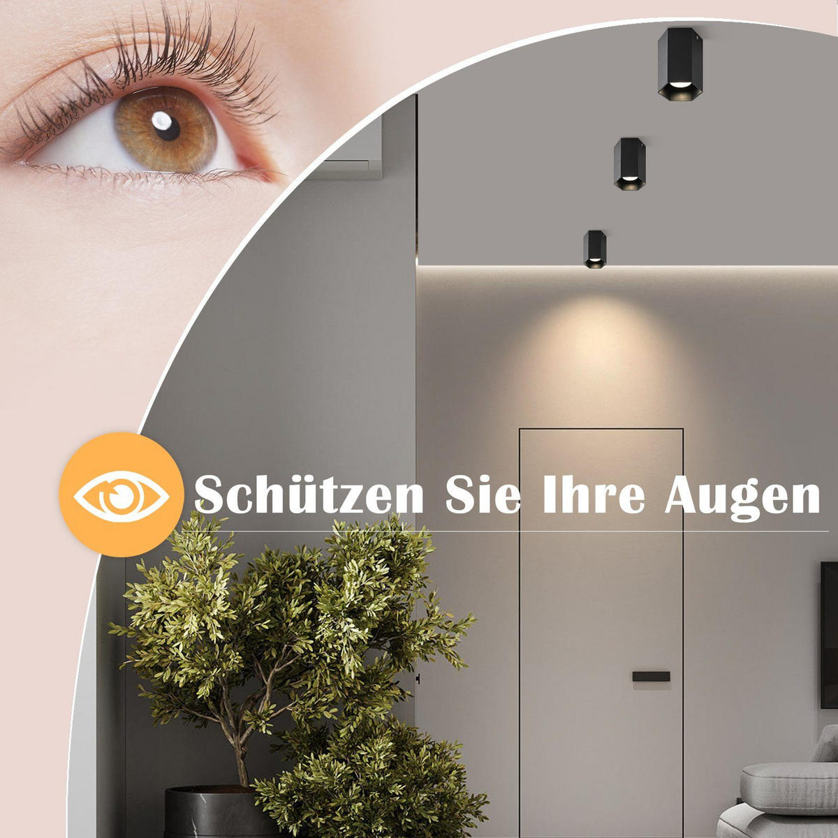 STRAHLER Emma 11/9/11 cm - Schwarz, Metall (11/9/11cm) - Nettlife