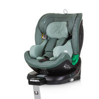 KINDERSITZ Maximus i-Size (40 - 150 cm) grün Isofix Stützbein 360° drehbar - Grün, Kunststoff (43/82/54cm) - Chipolino