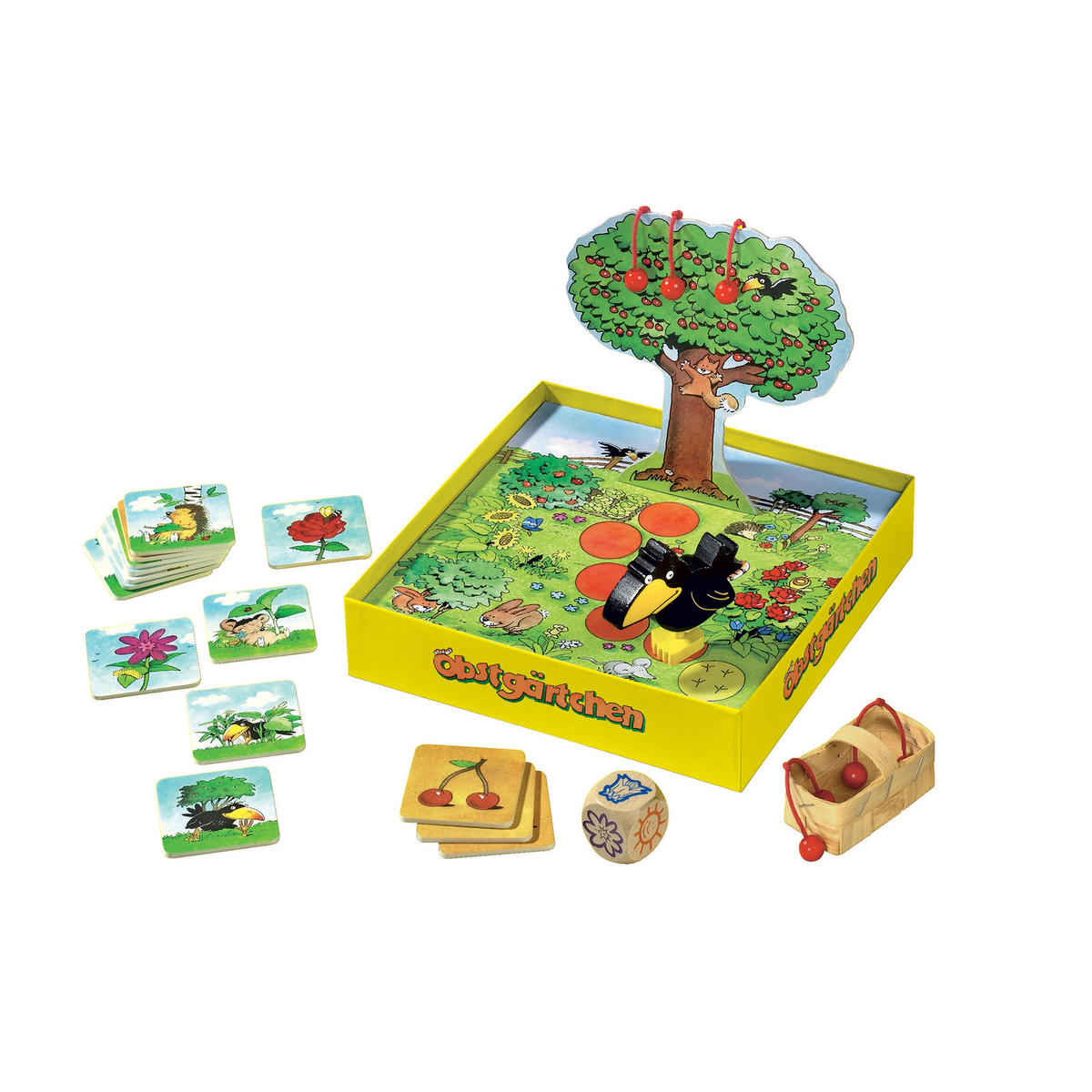 DENKSPIEL Obstgärtchen - Multicolor, Naturmaterialien (22.5/22.4cm)