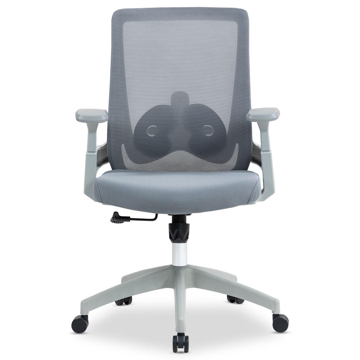 BÜRODREHSTUHL CAPVAL - Grau, Kunststoff/Textil (63/108/61cm) - IDIMEX