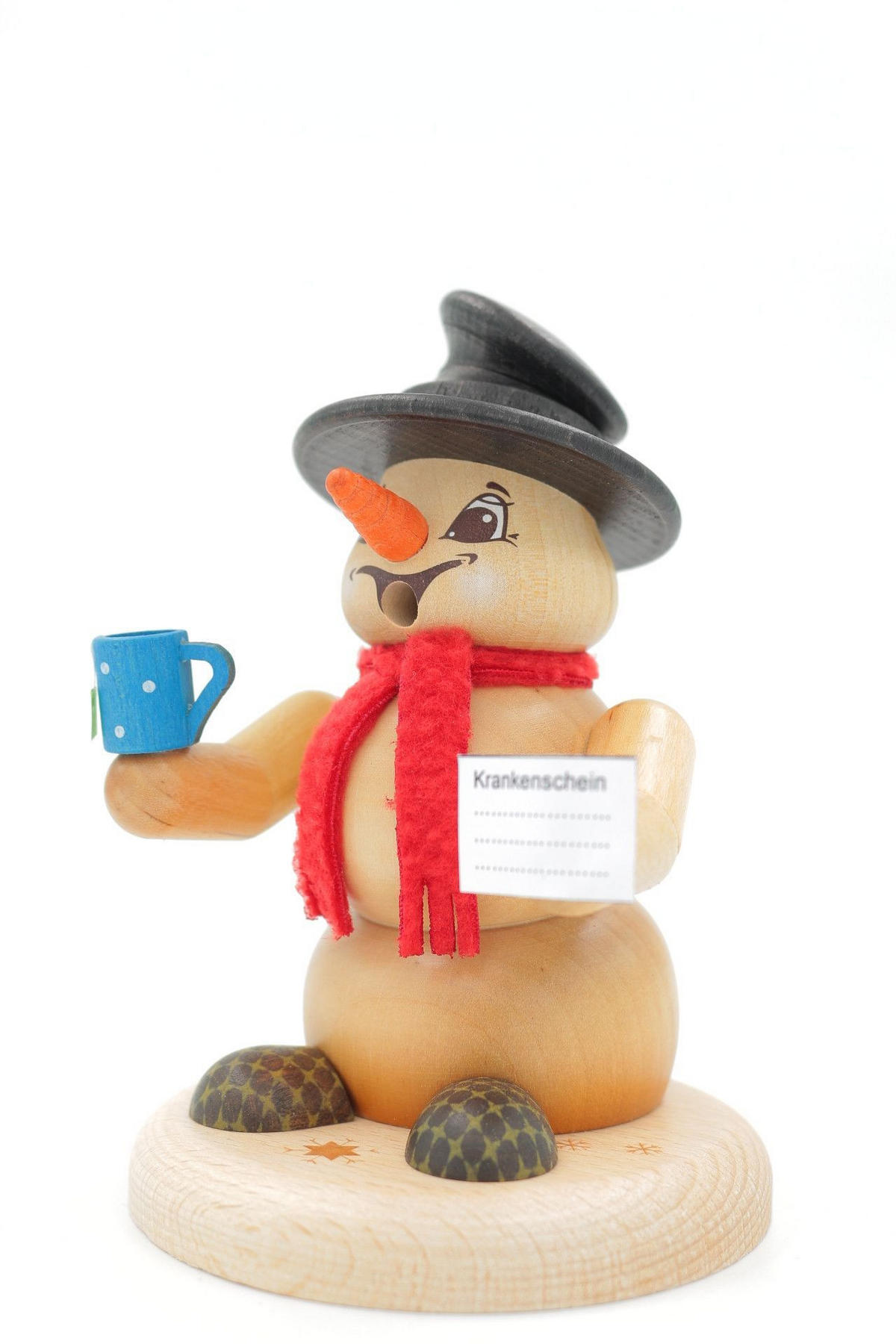 RAUCHFIGUR Scheemann Natur Kranker 13 cm - Multicolor, Holz (10/13/0.1cm)
