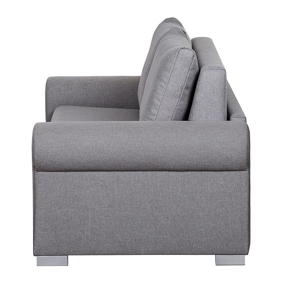 SCHLAFSOFA - Grau, Textil (164/90/90cm) - home24